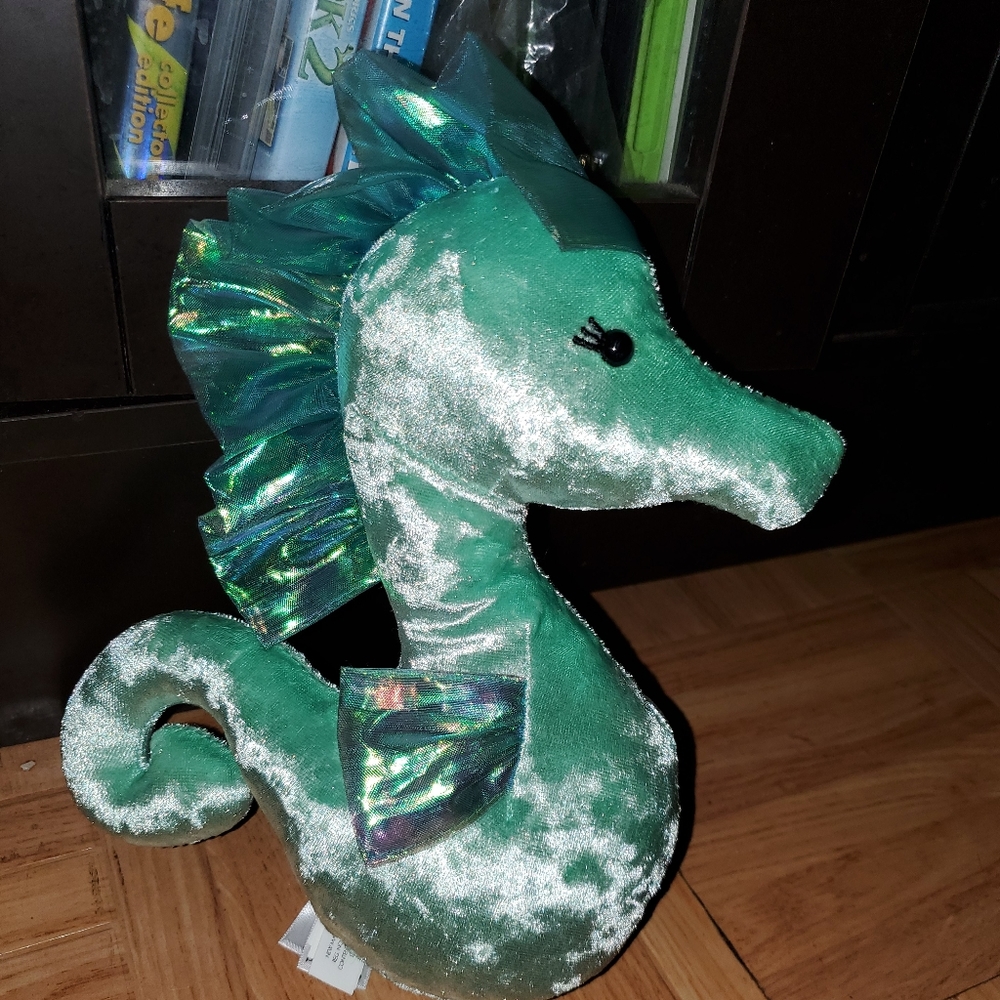 Jellycat SEAHORSE Green Coral Cutie 9" Plush